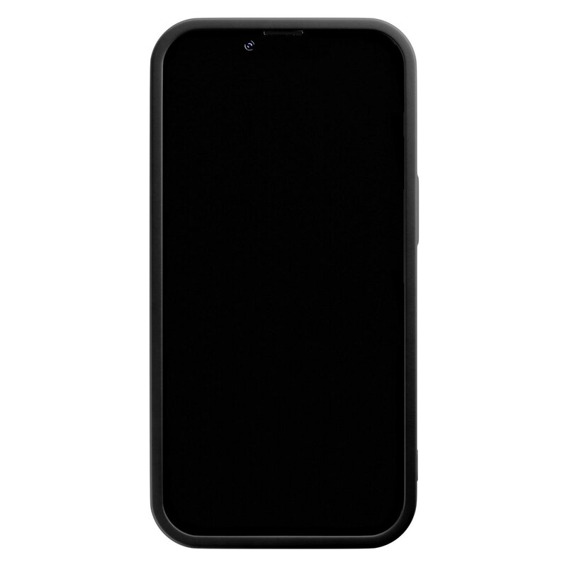 Casimoda iPhone 14 zwarte case - Marble dream