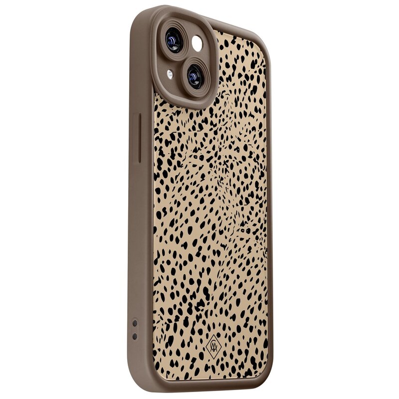Casimoda iPhone 13 bruine case - Spot on