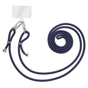 Casimoda Universeel telefoonkoord met dubbele sluiting - Donkerblauw