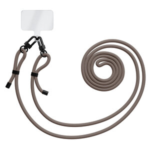 Casimoda Universeel telefoonkoord met dubbele sluiting - Donkerbruin