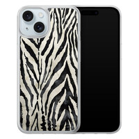 Casimoda iPhone 15 hybride hoesje - Zebra Safari