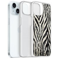 Casimoda iPhone 15 hybride hoesje - Zebra Safari