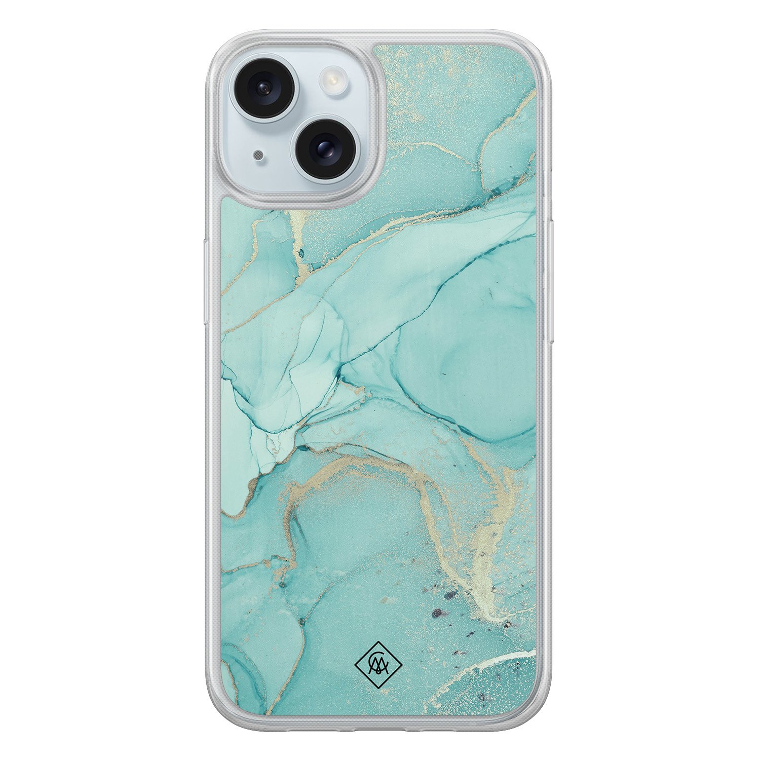 iPhone 15 hybride hoesje - Touch of mint