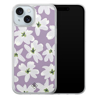 Casimoda iPhone 15 hybride hoesje - Lavender blossoms