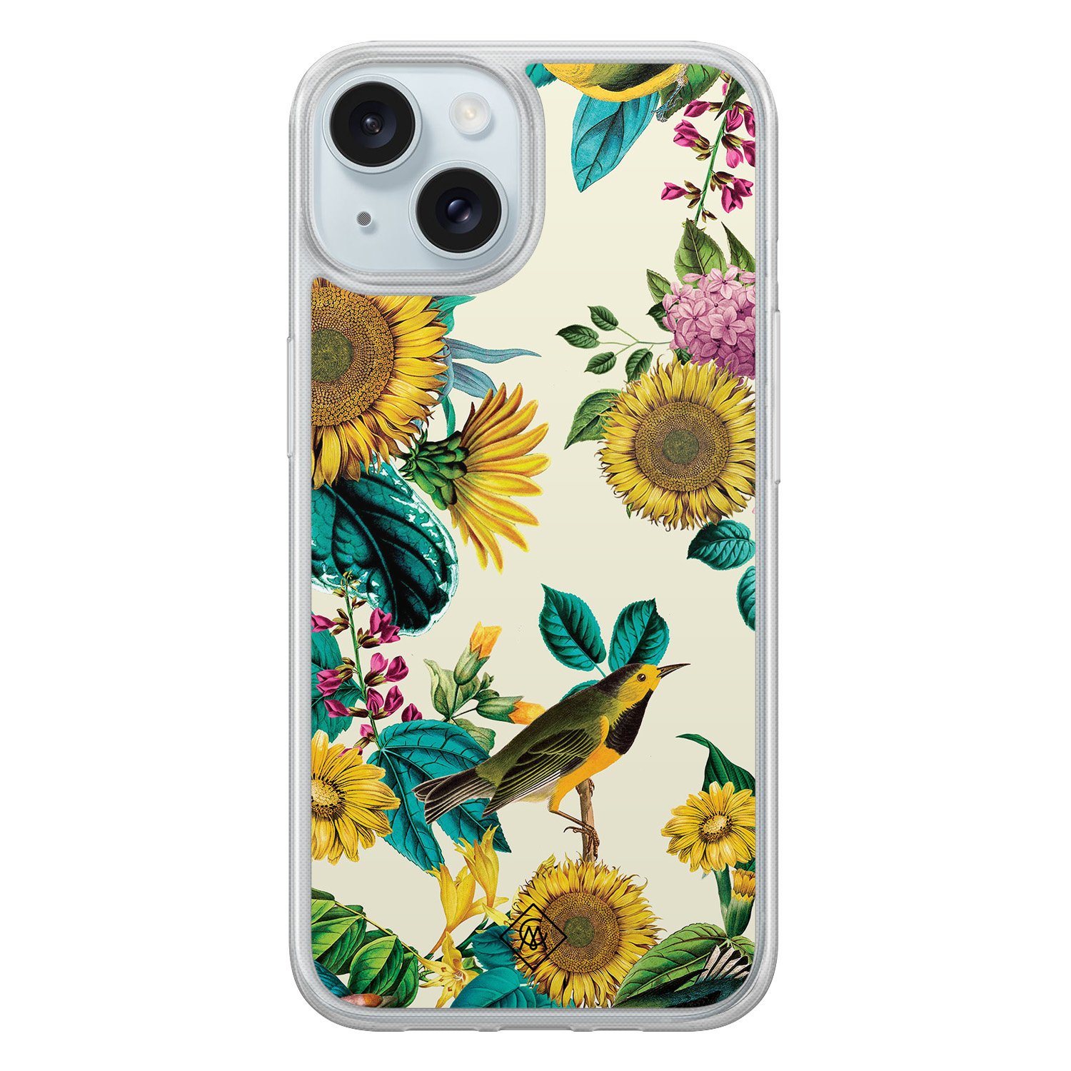 iPhone 15 hybride hoesje - Sunflowers