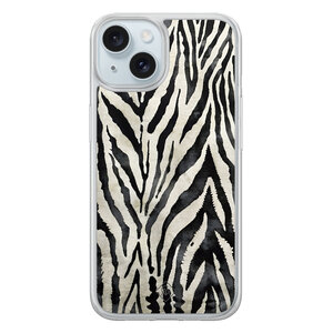 Casimoda iPhone 14 hybride hoesje - Zebra safari