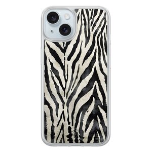 Casimoda iPhone 13 hybride hoesje - Zebra safari