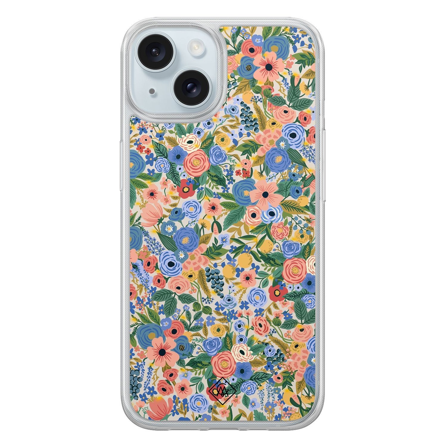 iPhone 13 hybride hoesje - Blue gardens