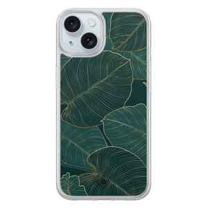 Casimoda iPhone 13 hybride hoesje - Monstera leaves