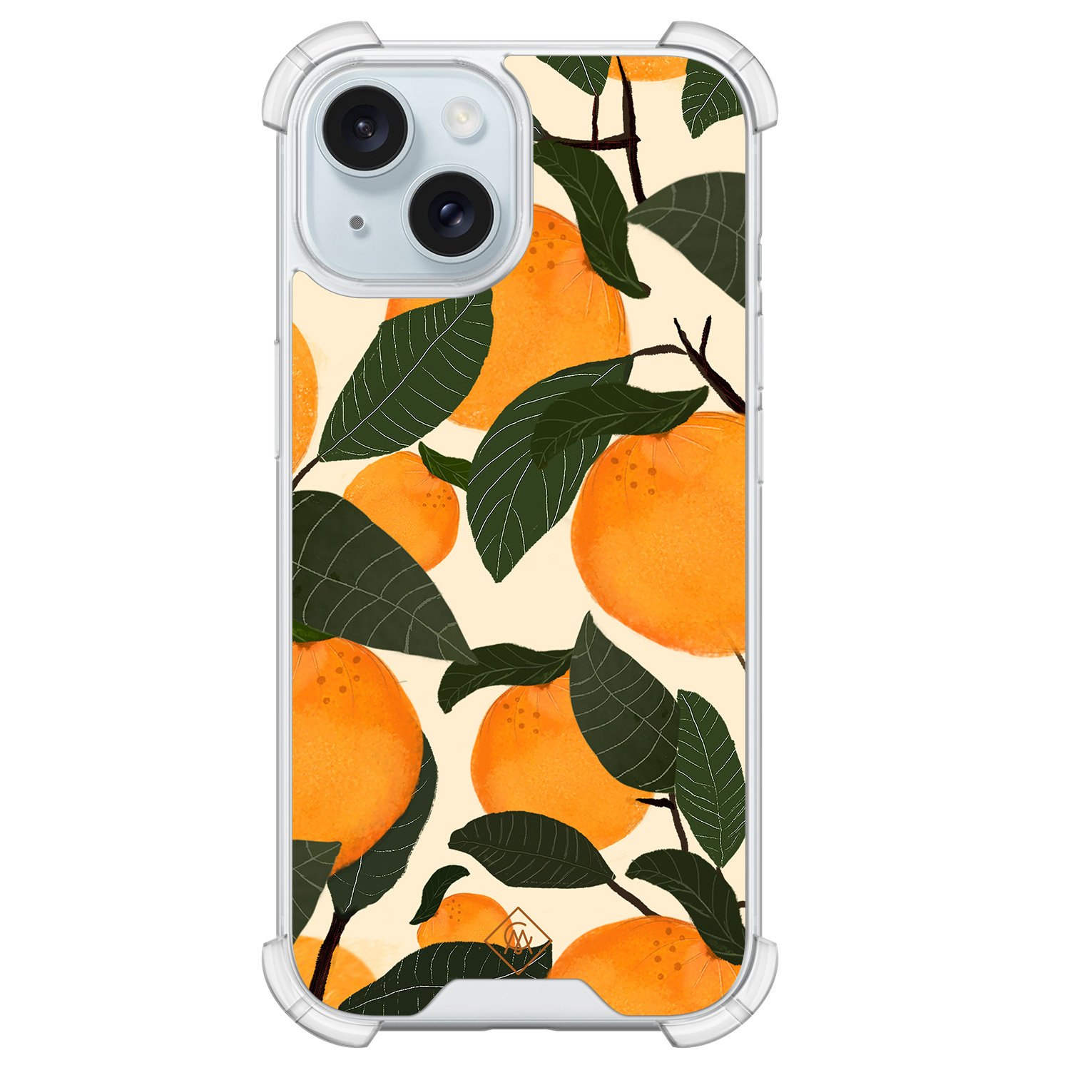 iPhone 15 shockproof hoesje - Oranges