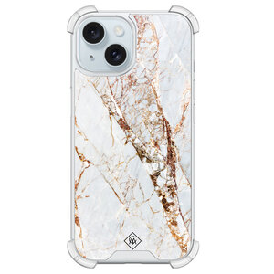 Casimoda iPhone 14 shockproof hoesje - Marmer goud