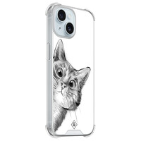 Casimoda iPhone 14 shockproof hoesje - Kat kiekeboe