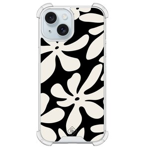 Casimoda iPhone 13 shockproof hoesje - Noir bloom