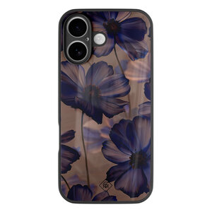 Casimoda iPhone 16 glazen hardcase - Twilight petals