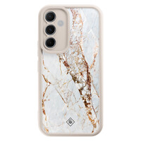 Casimoda Samsung Galaxy A55 beige case - Marmer goud