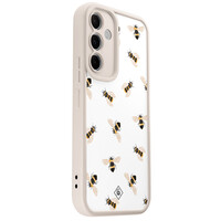 Casimoda Samsung Galaxy A55 beige case - Bee happy