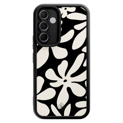 Casimoda Samsung Galaxy A55 zwarte case - Noir bloom