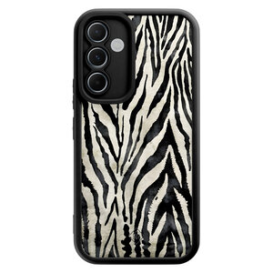 Casimoda Samsung Galaxy A55 zwarte case - Zebra safari