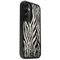 Casimoda Samsung Galaxy A55 zwarte case - Zebra safari