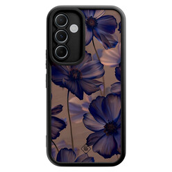 Casimoda Samsung Galaxy A55 zwarte case - Twilight petals