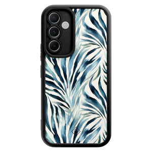 Casimoda Samsung Galaxy A55 zwarte case - Japandi waves