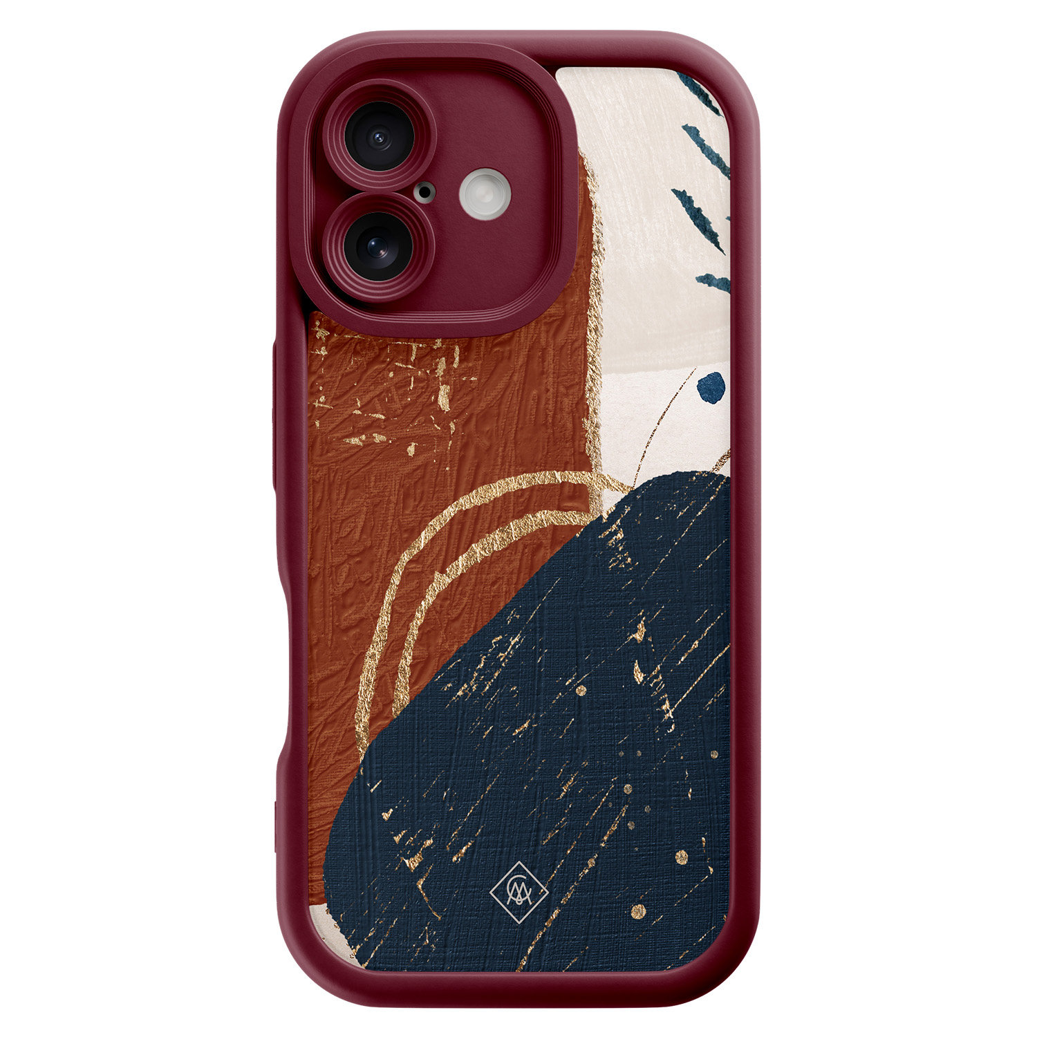 iPhone 16 rode case - Abstract terracotta