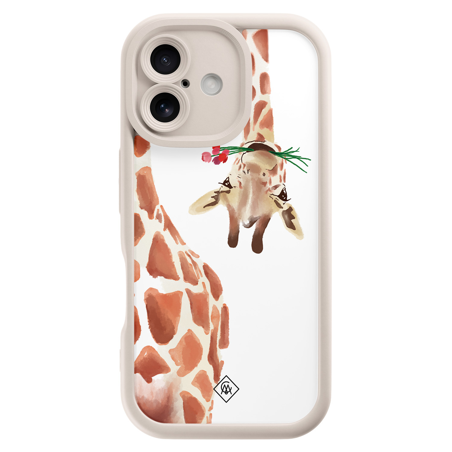 iPhone 16 beige case Giraffe