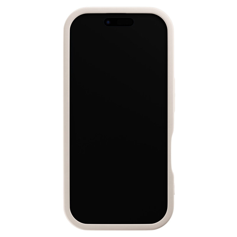 Casimoda iPhone 16 Pro beige case - In bloom