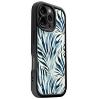 Casimoda iPhone 16 Pro zwarte case - Japandi waves