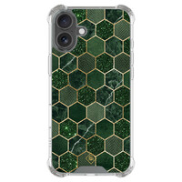 Casimoda iPhone 16 shockproof hoesje - Kubus groen