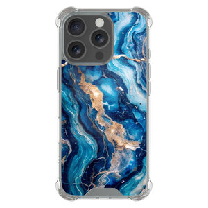 Casimoda iPhone 16 Pro shockproof hoesje - Ocean marble