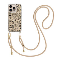 Casimoda iPhone 16 Pro hoesje met beige koord - Spot on