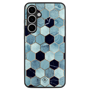 Casimoda Samsung Galaxy S24 FE hoesje - Blue cubes