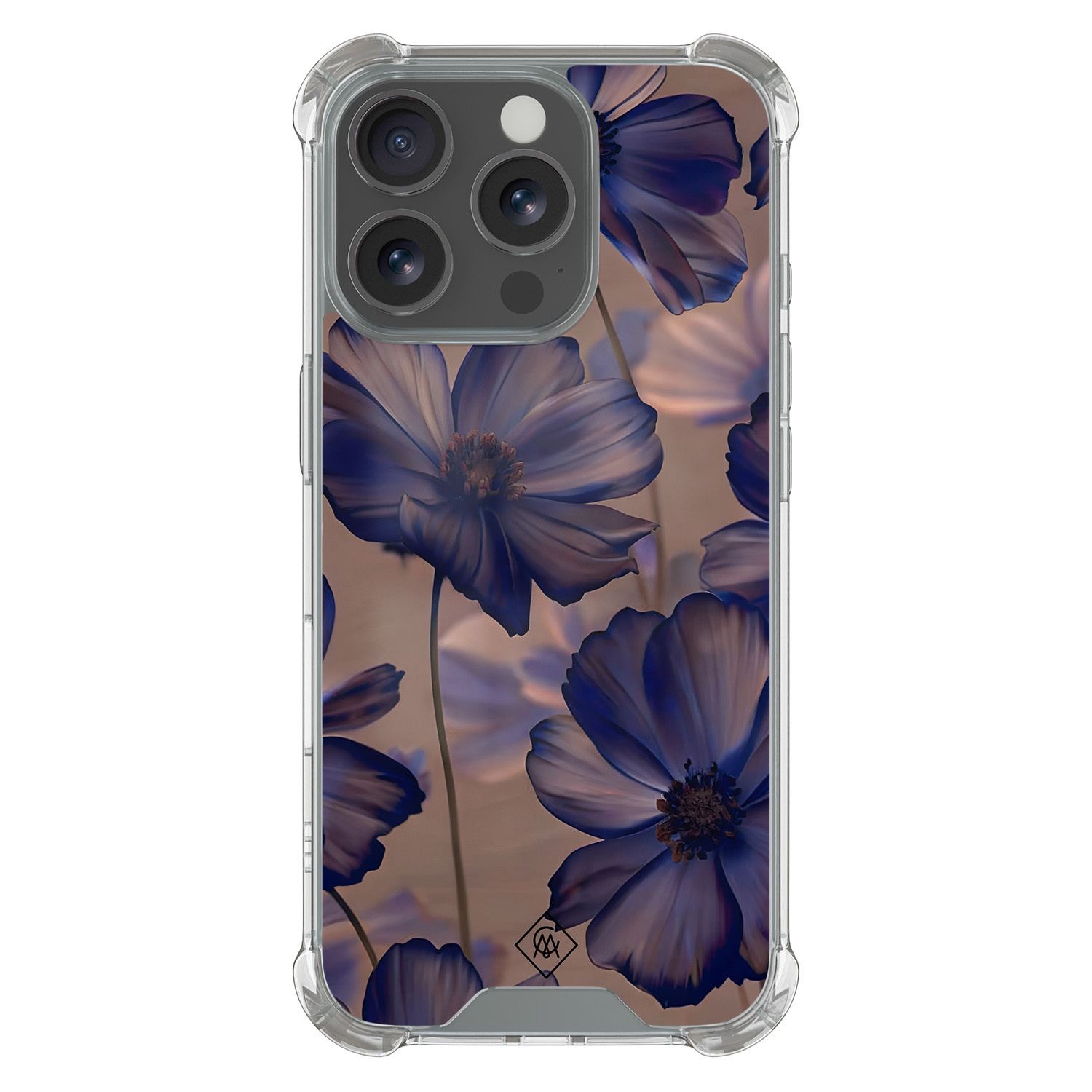 iPhone 16 Pro Max shockproof hoesje Twilight petals