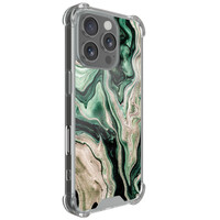 Casimoda iPhone 16 Pro Max shockproof hoesje - Green waves
