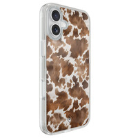 Casimoda iPhone 16 hybride hoesje - Cowhide chic