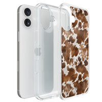 Casimoda iPhone 16 hybride hoesje - Cowhide chic