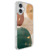 Casimoda iPhone 16 hybride hoesje - Earthy Luxe