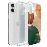 Casimoda iPhone 16 hybride hoesje - Earthy Luxe