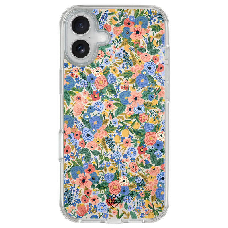 Casimoda iPhone 16 hybride hoesje - Blue gardens