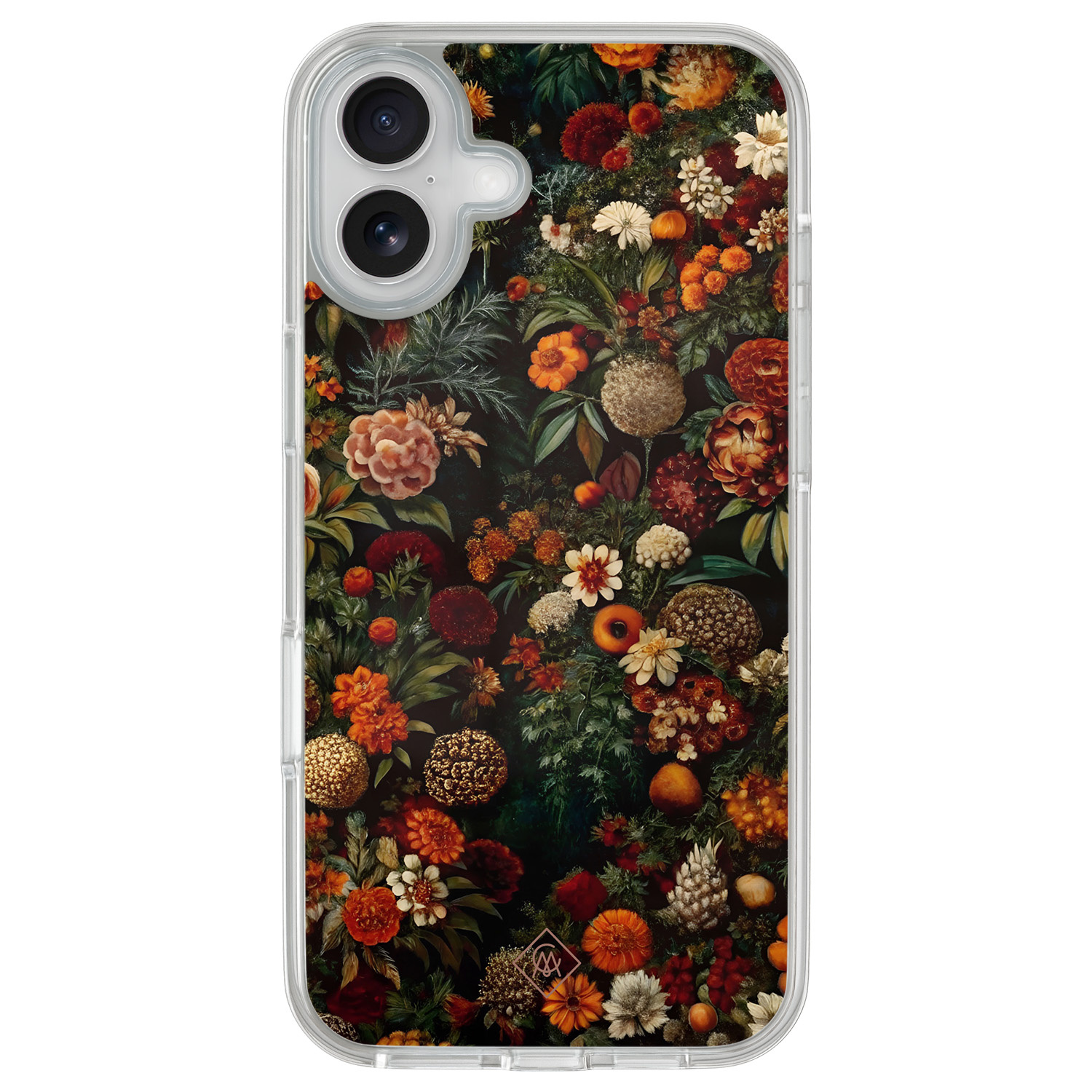 iPhone 16 hybride hoesje Exotic garden