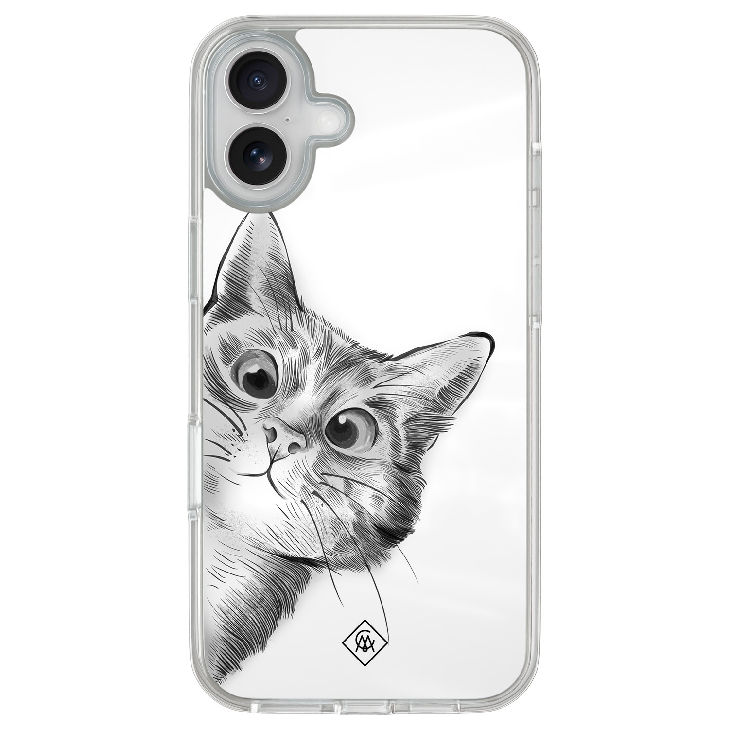 iPhone 16 hybride hoesje Kat kiekeboe