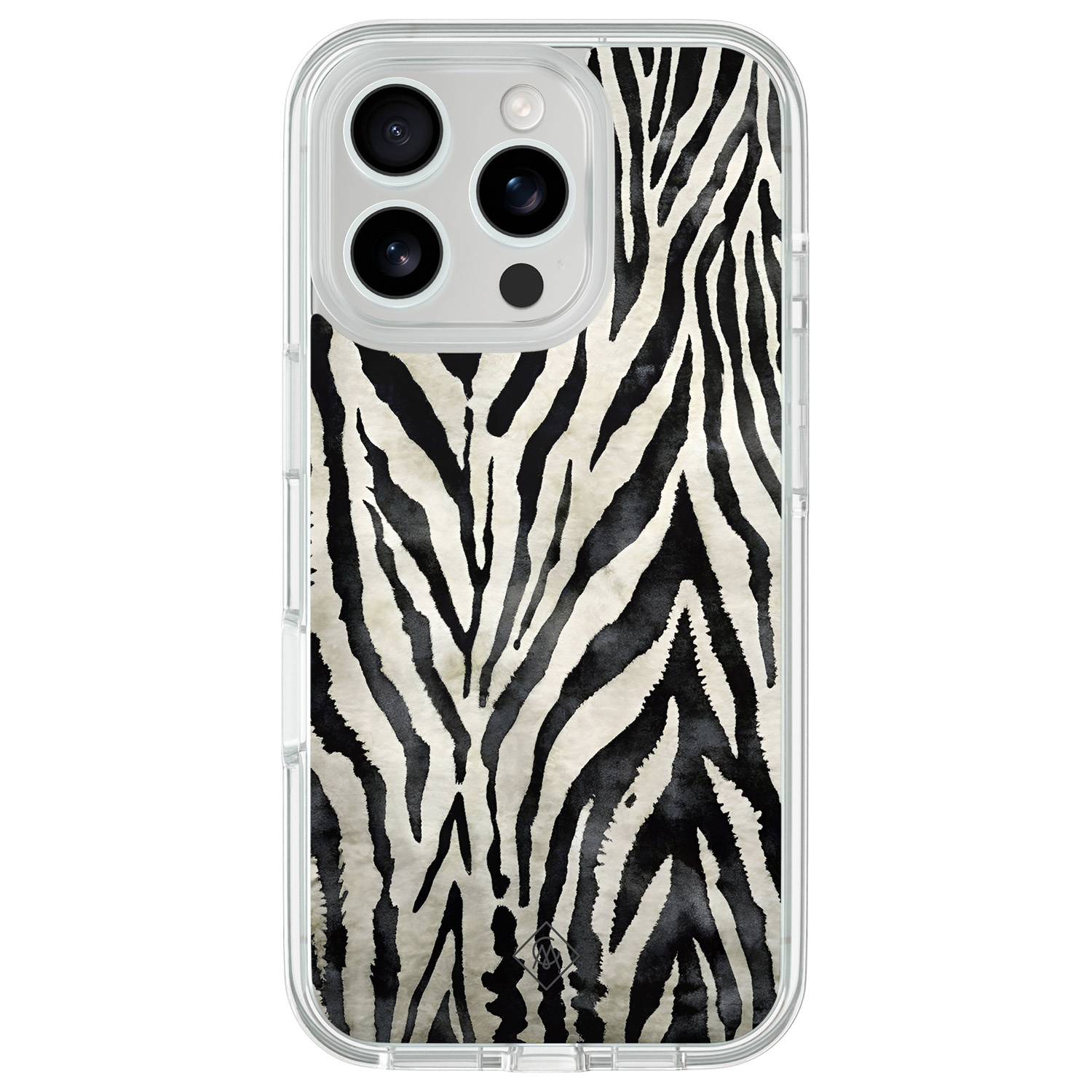 iPhone 16 Pro hybride hoesje Zebra Safari