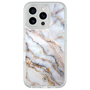Casimoda iPhone 16 Pro hybride hoesje - Marble dream