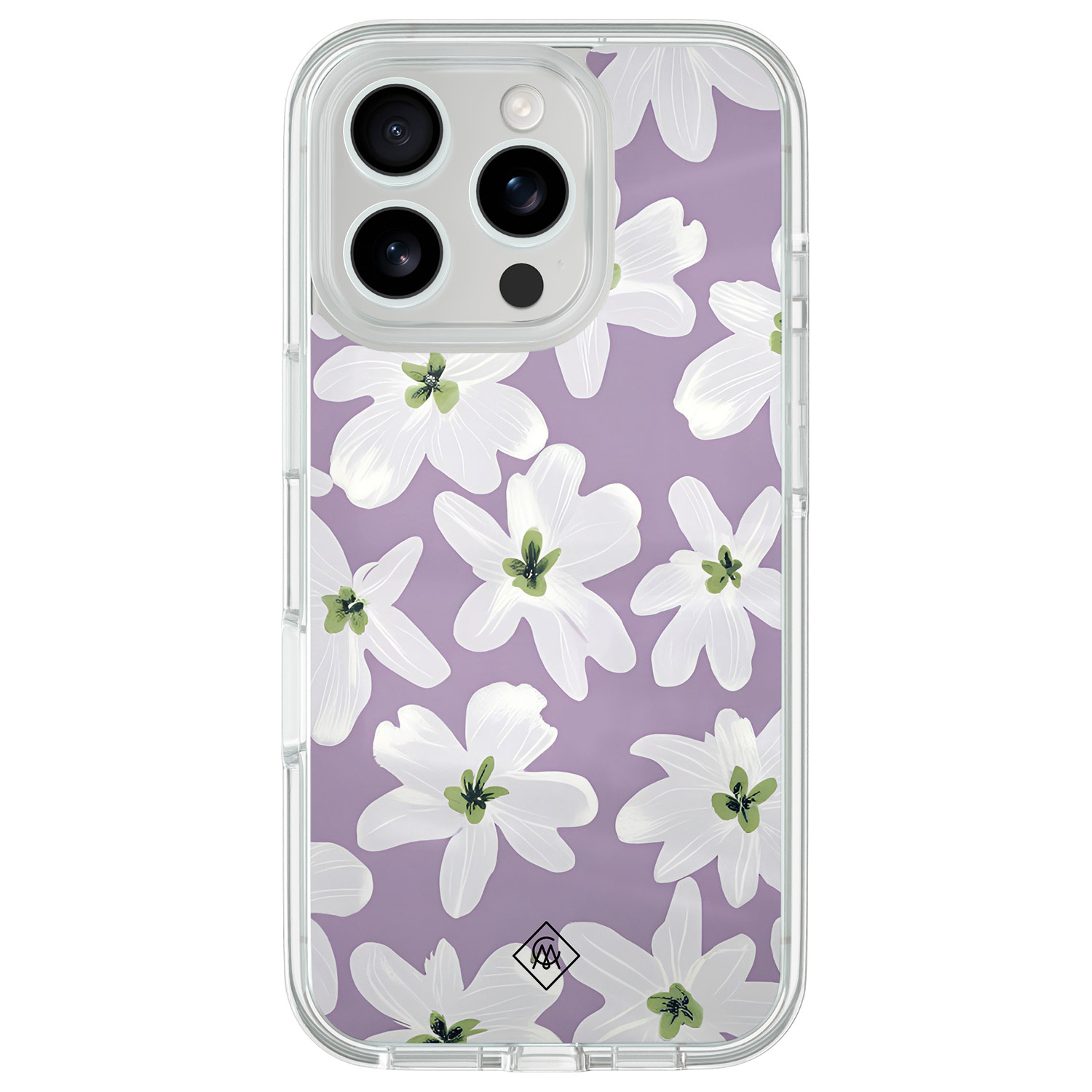 iPhone 16 Pro hybride hoesje Lavender blossoms