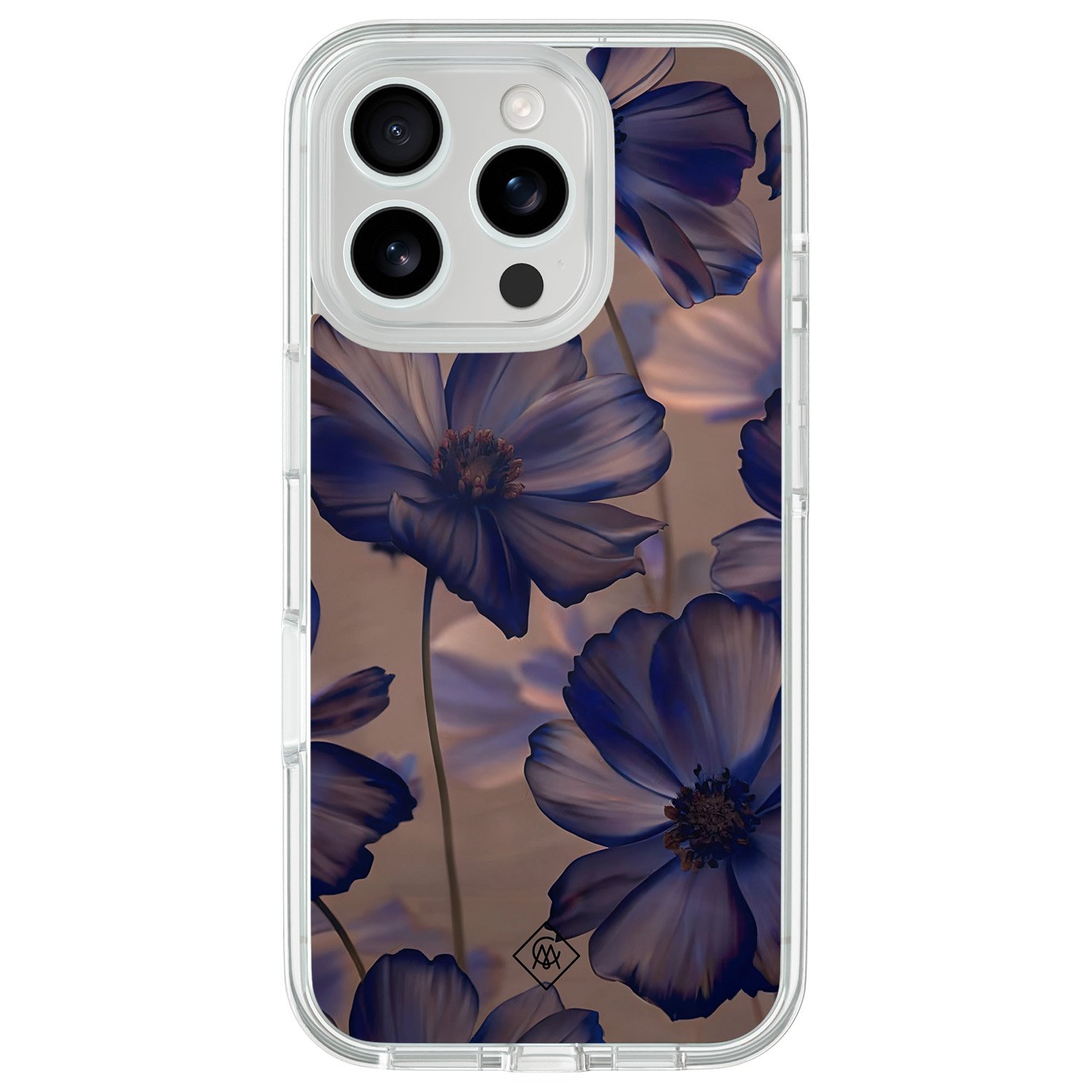 iPhone 16 Pro hybride hoesje Twilight petals