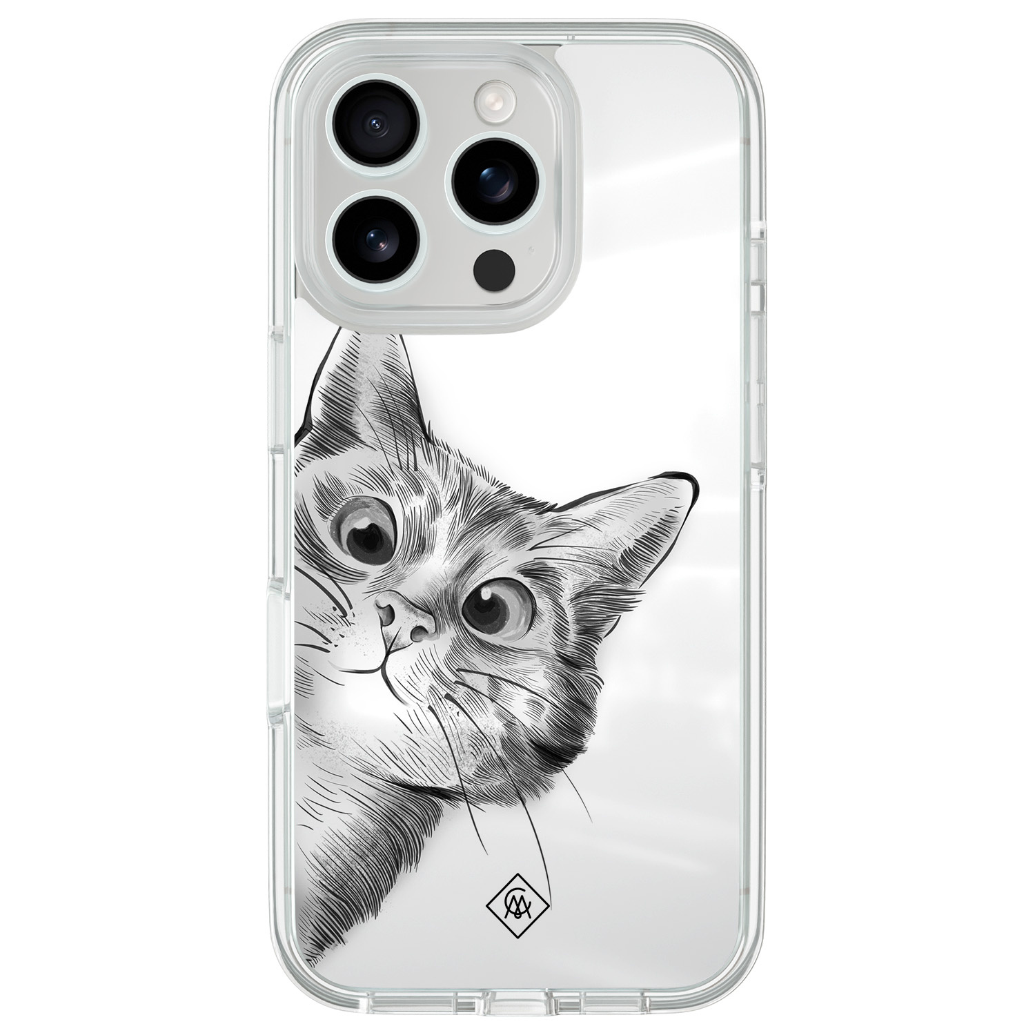 iPhone 16 Pro hybride hoesje Kat kiekeboe