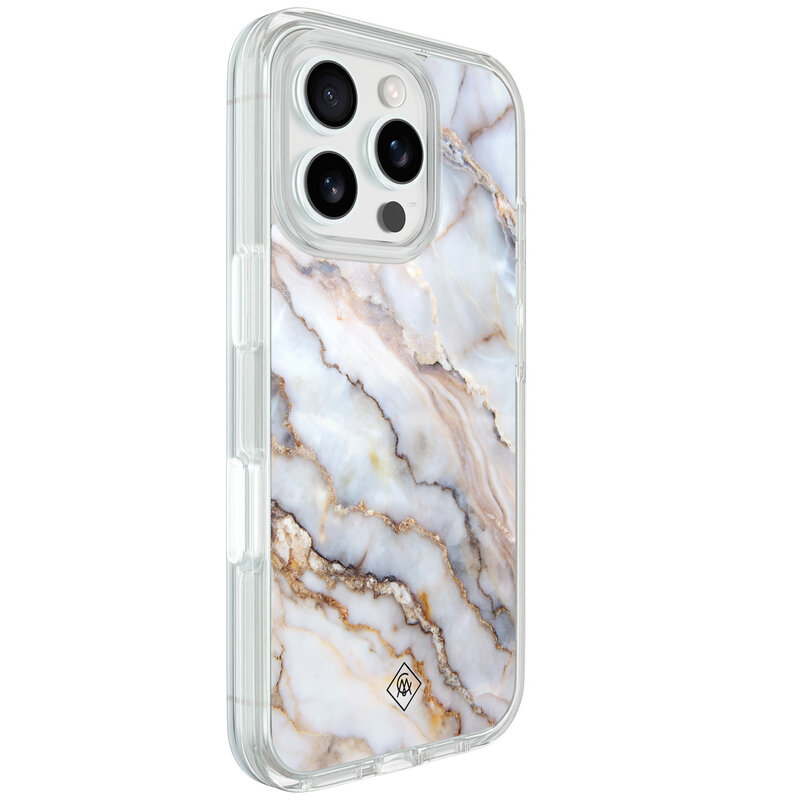Casimoda iPhone 16 Pro Max hybride hoesje - Marble dream