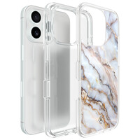 Casimoda iPhone 16 Pro Max hybride hoesje - Marble dream