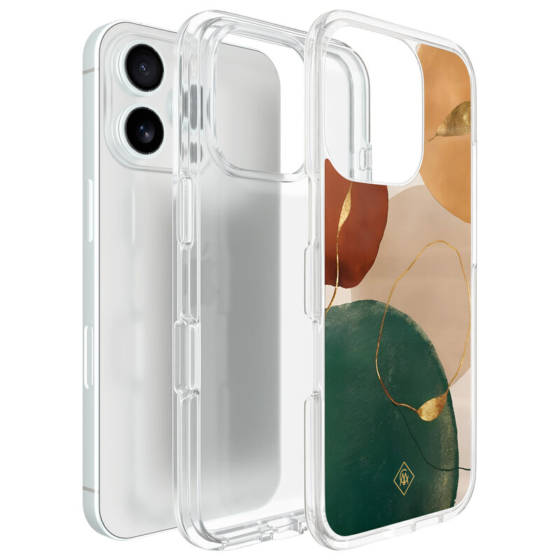 Casimoda iPhone 16 Pro Max hybride hoesje - Earthy Luxe